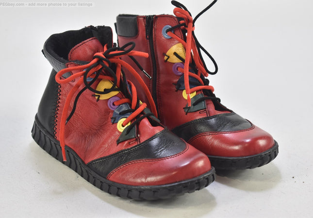Damen Stiefelette Boots EUR 37 Nr. 24-B 5330-Schuh-Gebraucht-secondhand