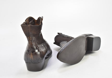 Omoda Damen Stiefelette Boots EUR 37 Nr. 23-A 3364-Schuh-Gebraucht-secondhand