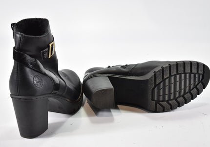 Rieker Damen Stiefelette Boots EUR 41 Nr. 24-M 580-Schuh-Gebraucht-secondhand