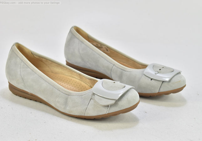 Gabor Damen Halbschuhe Slipper Ballerinas UK 4 Nr. 25-Y 903-SchuhGebraucht