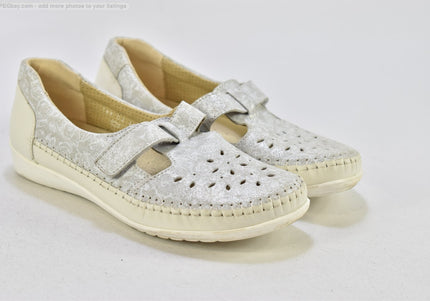 Helvesko  Damen Halbschuhe Slipper Ballerinas  EUR 38 Nr. 26-J 1064