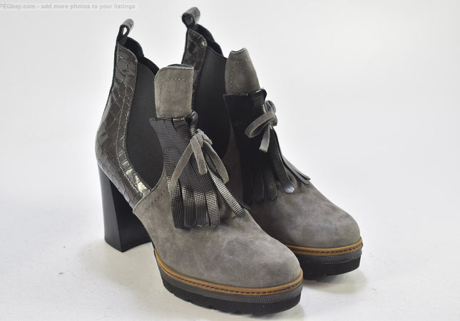 Maripé Damen Stiefelette Boots EUR 38 Nr. 24-B 5019-Schuh-Gebraucht-secondhand