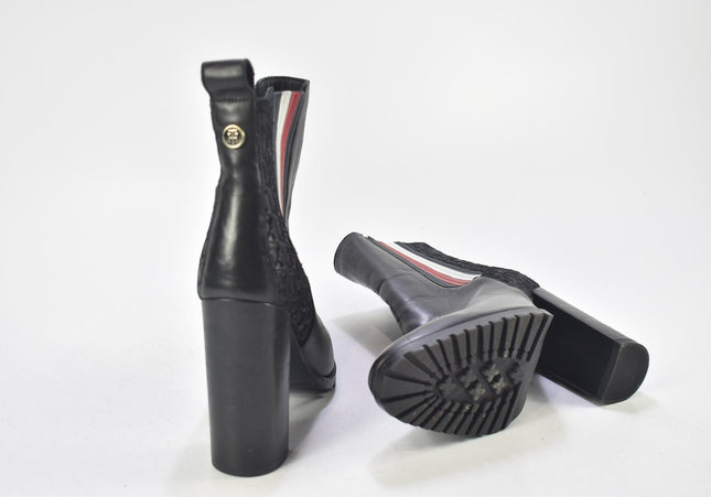 Tommy Hilfiger Damen Stiefelette Boots EUR 38 Nr. 24-Y 711-Schuh-Gebraucht-secondhand
