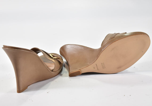 Hugo Boss Damen Sandale Pantolette EUR 38 Nr. 24-SD 1971-Schuh-Gebraucht-secondhand