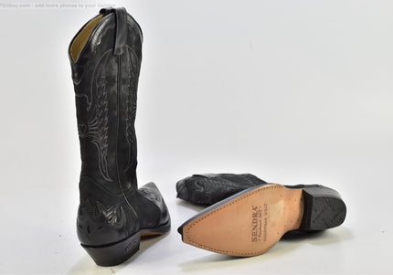 Sendra Damen Stiefel Stiefelette Boots EUR 37 Nr. 25-B 1238-gebrauchte Schuhe-second hand-SchuhGebraucht