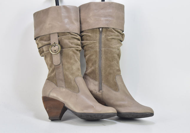 Clarks Damen Stiefel Stiefelette Boots UK 8 Nr. 24-B 1338-Schuh-Gebraucht-secondhand