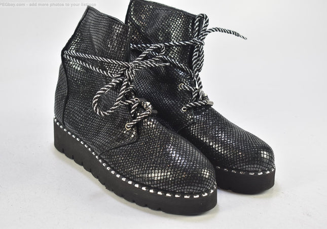 Damen Steiefelette Boots EUR 40 Nr. 24-B 4839-Schuh-Gebraucht-secondhand
