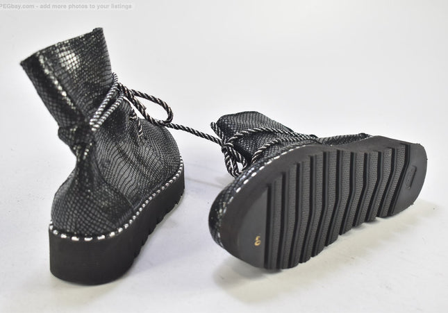 Damen Steiefelette Boots EUR 40 Nr. 24-B 4839-Schuh-Gebraucht-secondhand