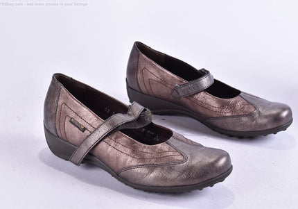 Mephisto Damen Halbschuhe Slipper Ballerinas UK 4 Nr. 25-F 1489-Schuh-Gebraucht-secondhand
