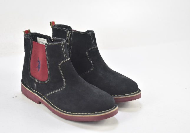 US Polo Assn Damen Stiefelette Boots EUR 38 Nr. 24-J 1727-Schuh-Gebraucht-secondhand