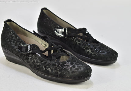 Waldläufer Damen Halbschuhe Slipper Ballerinas UK 6 Nr. 25-Y 906-SchuhGebraucht