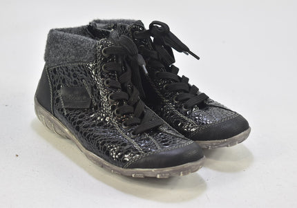 Rieker Damen Stiefelette Boots EUR 37 Nr. 24-B 2504-Schuh-Gebraucht-secondhand