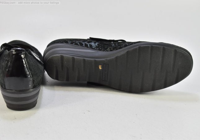 Waldläufer Damen Halbschuhe Slipper Ballerinas UK 6 Nr. 25-Y 906-SchuhGebraucht