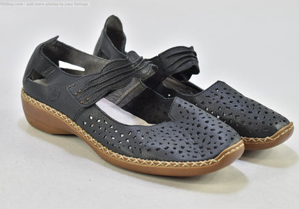 Rieker  Damen Halbschuhe Slipper Ballerinas  EUR 41 Nr. 26-J 1068