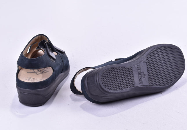 Theresia Damen Sandale Sandalette UK 5 Nr. 24-SD 143-Schuh-Gebraucht-secondhand