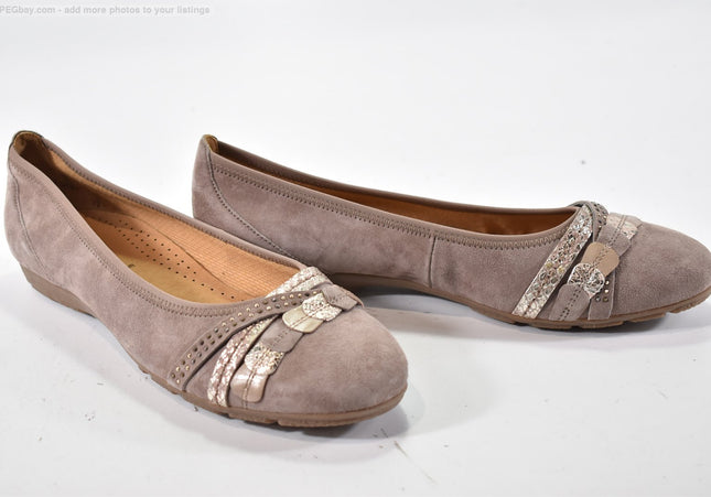 Gabor  Damen Halbschuhe Slipper Ballerinas  UK 7,5 Nr. 4-R-1061