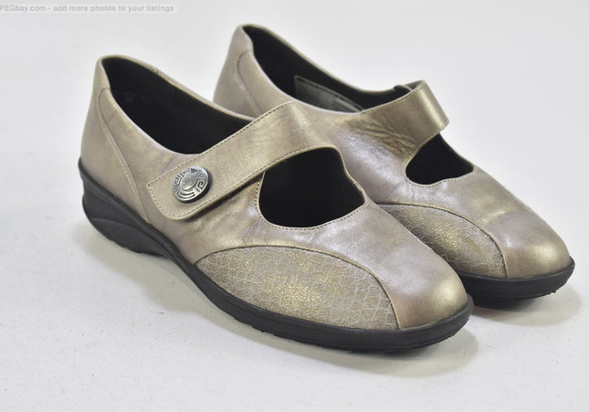 Solidus Damen Halbschuhe Slipper Ballerinas UK 6,5 Nr. 25-F 2149-Schuh-Gebraucht-secondhand