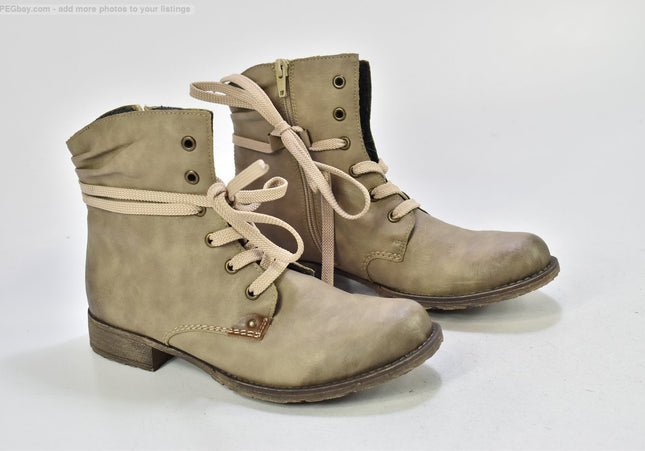 Rieker Damen Stiefelette Boots EUR 38 Nr. 24-B 7445-SchuhGebraucht