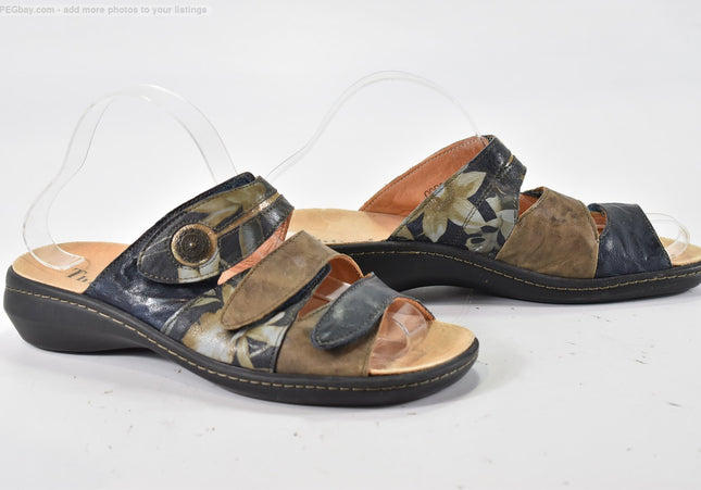 Think Damen Sandale Pantolette EUR 40 Nr. 25-S 3503-SchuhGebraucht