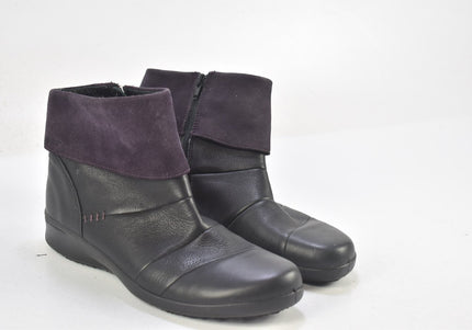 Hotter Damen Stiefelette Boots UK 7 Nr. 24-J 1731-Schuh-Gebraucht-secondhand