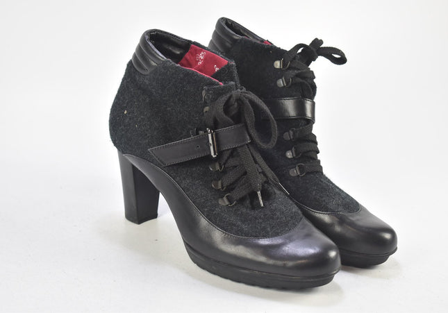 Högl Damen Stiefelette Boots UK 7,5 Nr. 24-J 2920-Schuh-Gebraucht-secondhand