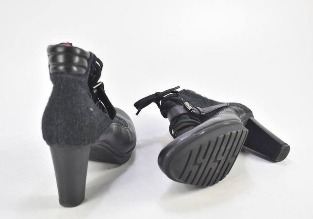 Högl Damen Stiefelette Boots UK 7,5 Nr. 24-J 2920-Schuh-Gebraucht-secondhand