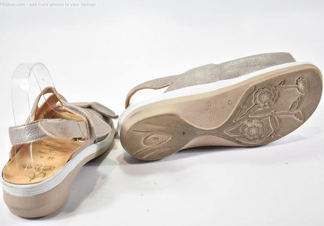 Ganter Damen Sandale Sandalette EUR 42 Nr. 25-S 1183-Schuh-Gebraucht-secondhand