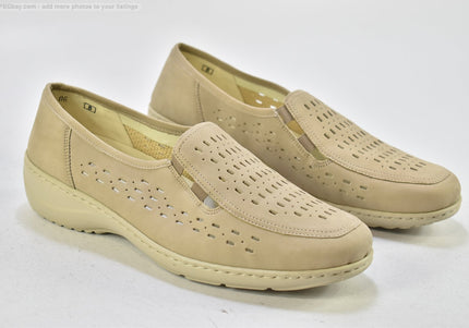 Waldläufer  Damen Halbschuhe Slipper Ballerinas  UK 8 Nr. 26-M 745