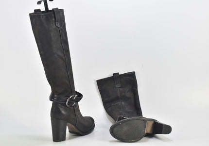 Divine Pollie Damen Stiefel Stiefelette Boots EUR 36 Nr. 24-B 1856-Schuh-Gebraucht-secondhand