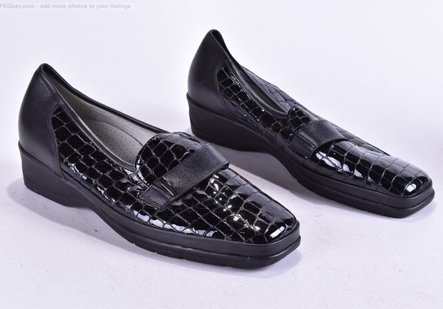Waldläufer Damen Halbschuhe Slipper Ballerinas UK 8 Nr. 25-F 1496-Schuh-Gebraucht-secondhand