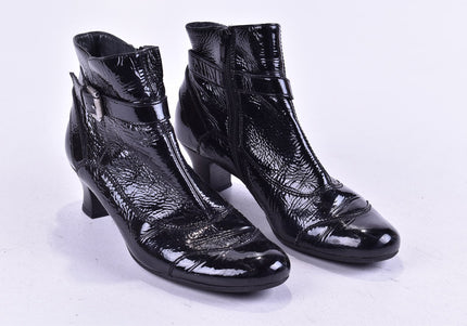 Paul Green Damen Stiefelette Boots UK 4 Nr. 24-M 4988-Schuh-Gebraucht-secondhand