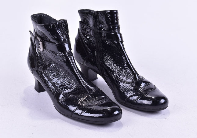 Paul Green Damen Stiefelette Boots UK 4 Nr. 24-M 4988-Schuh-Gebraucht-secondhand