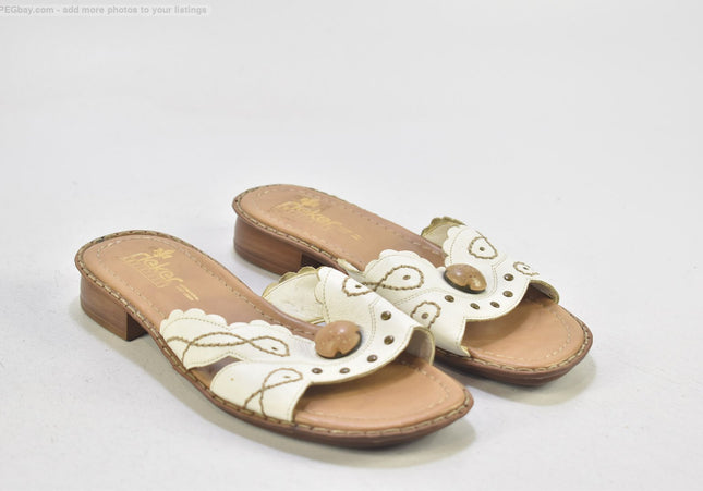 Rieker Damen Sandale Pantolette EUR 37 Nr. 25-S 602-Schuh-Gebraucht-secondhand