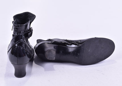 Paul Green Damen Stiefelette Boots UK 4 Nr. 24-M 4988-Schuh-Gebraucht-secondhand