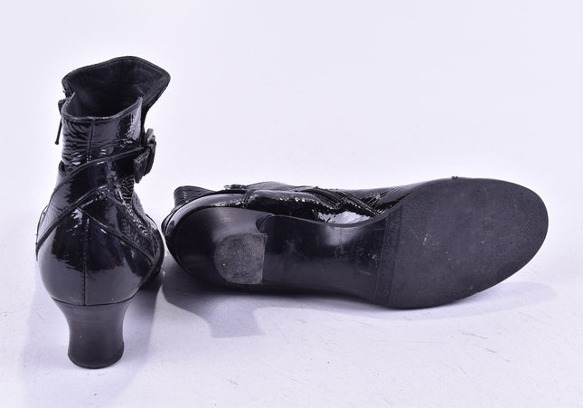 Paul Green Damen Stiefelette Boots UK 4 Nr. 24-M 4988-Schuh-Gebraucht-secondhand