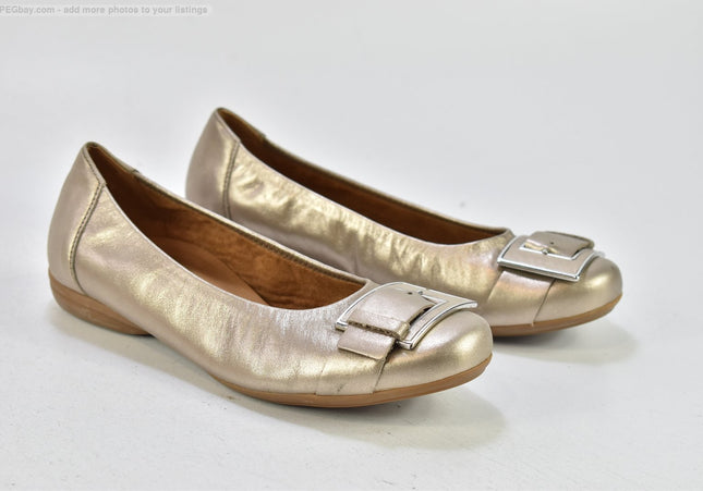 Gabor Damen Halbschuhe Slipper Ballerinas UK 4 Nr. 25-Y 913-SchuhGebraucht