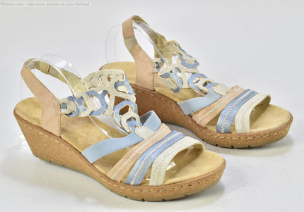 Rieker  Damen Sandale Sandalette  EUR 38 Nr. 25-S 4041