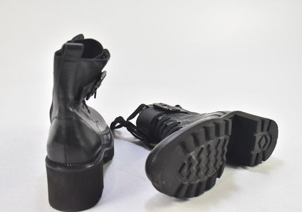 Paul Green Damen Stiefelette Boots UK 4 Nr. 24-B 3729-Schuh-Gebraucht-secondhand