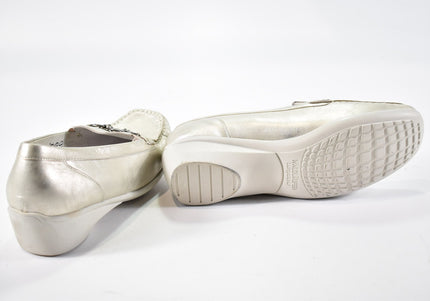 Waldläufer  Damen Halbschuhe Slipper Ballerinas  UK 7,5 Nr. 23-X 2982