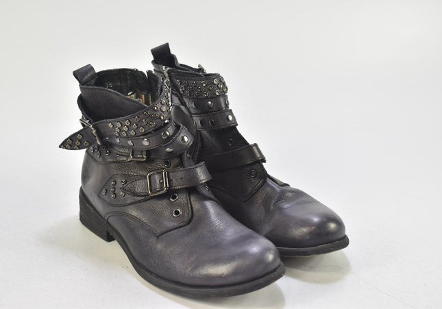 Felmini Damen Stiefelette Boots EUR 38 Nr. 24-B 2804-Schuh-Gebraucht-secondhand