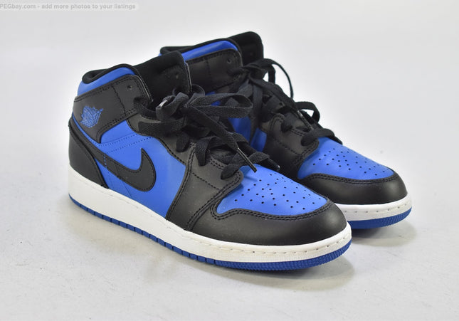 Jordan 1 Mid GS Royal Damen Sportschuhe Sneaker  Gr.38 Nr. 26-U 3004