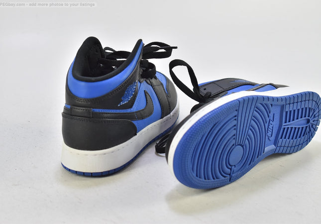 Jordan 1 Mid GS Royal Damen Sportschuhe Sneaker  Gr.38 Nr. 26-U 3004