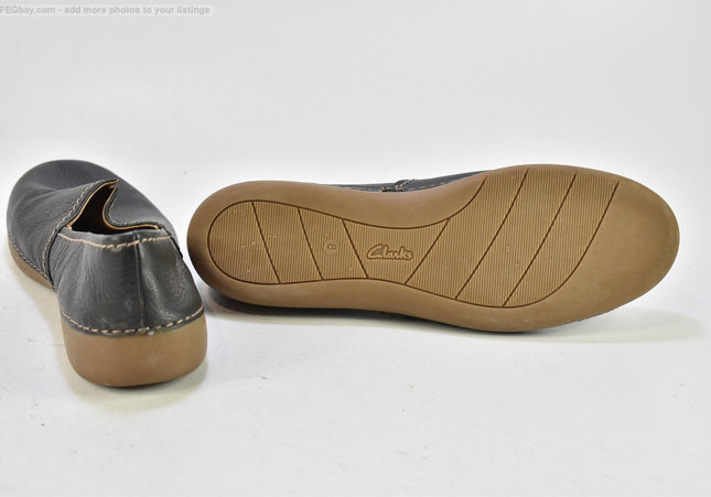 Clarks Damen Halbschuhe Slipper Ballerinas UK 8 Nr. 25-Y 915-SchuhGebraucht