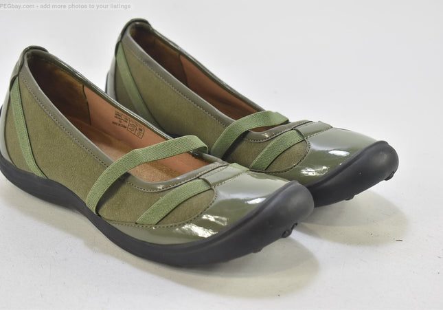 Lands End Damen Halbschuhe Slipper Ballerinas US 10B Nr. 25-F 2156-Schuh-Gebraucht-secondhand