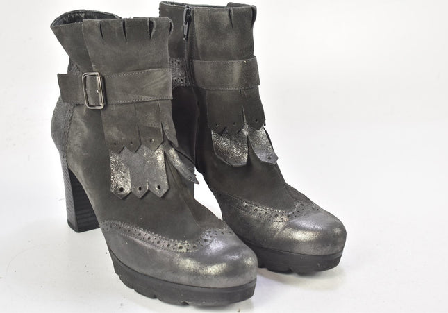 Paul Green Damen Stiefelette Boots UK 6 Nr. 23-U 3026-Schuh-Gebraucht-secondhand