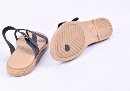 Crocs Damen Sandale Pantolette US 11 Nr. 23-A 2857-Schuh-Gebraucht-secondhand