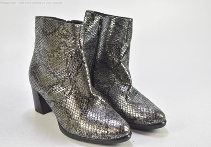 Ara High Soft Damen Stiefelette Boots UK 4 Nr. 24-B 4701-Schuh-Gebraucht-secondhand