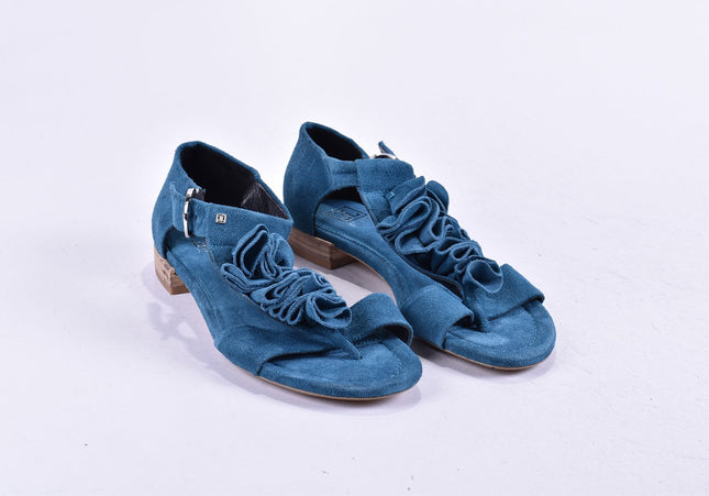 Jette Damen Sandale Sandalette UK 3,5 Nr. 24-SD 3936-Schuh-Gebraucht-secondhand