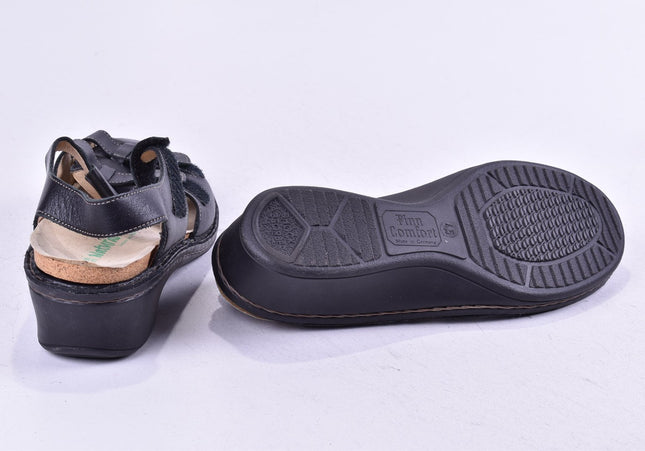 Finn Comfort Damen Sandale Sandalette UK 4,5 Nr. 24-SD 802-Schuh-Gebraucht-secondhand