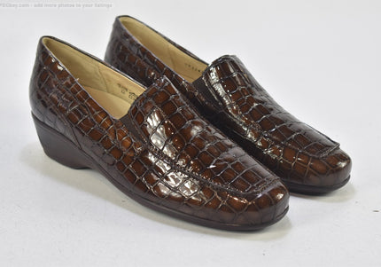 Waldläufer Damen Halbschuhe Slipper Ballerinas UK 7 Nr. 25-F 2159-Schuh-Gebraucht-secondhand